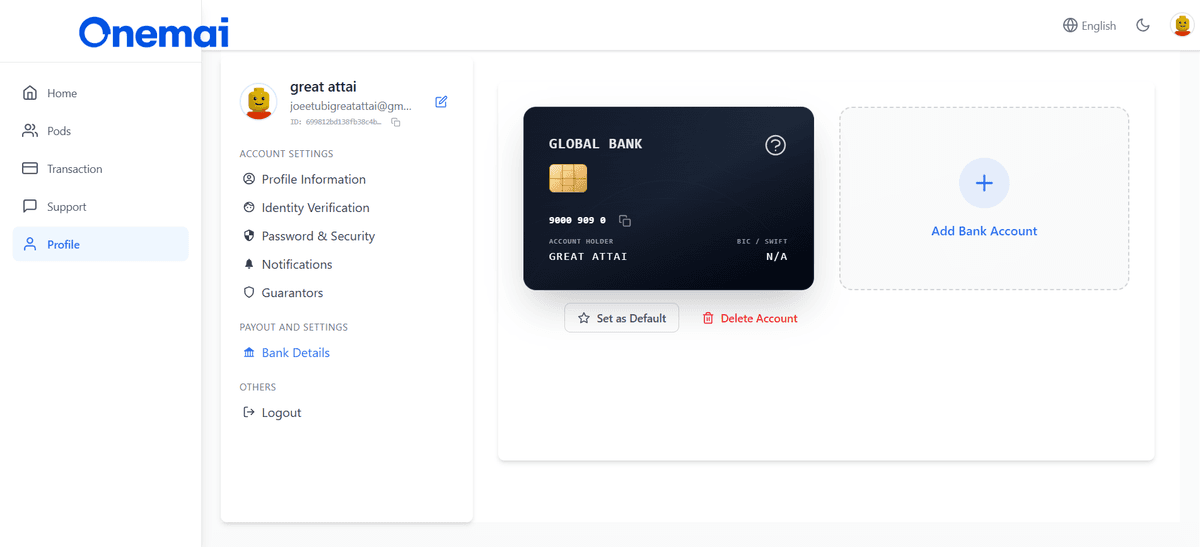 Payout Schedule